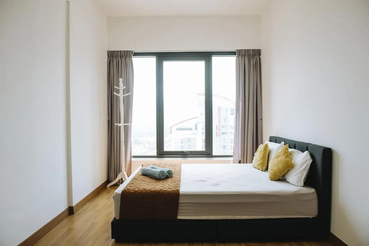 ג'ורג' טאון The White, 2Br Cityview By Wstay @ Tropicana 218 Macalister ג'ורג' טאון